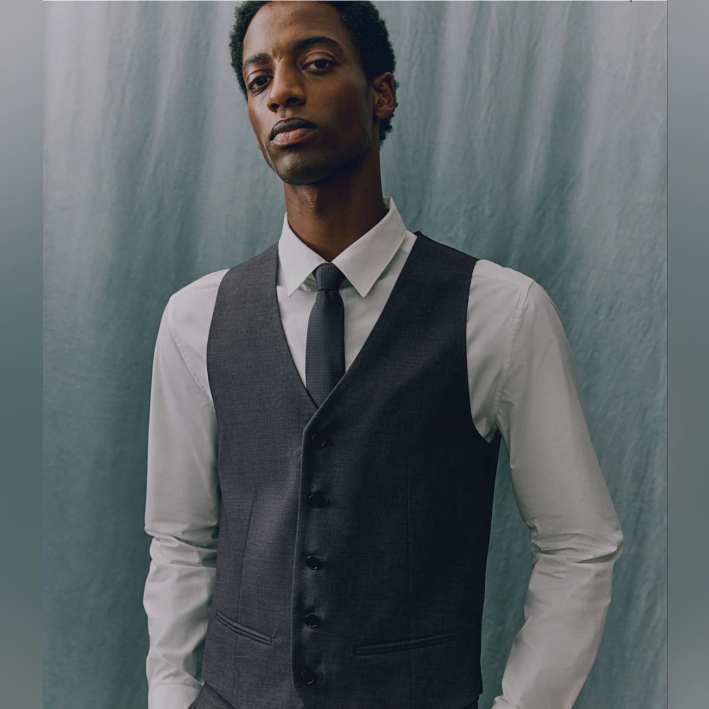 H&M Gray Vest For Men